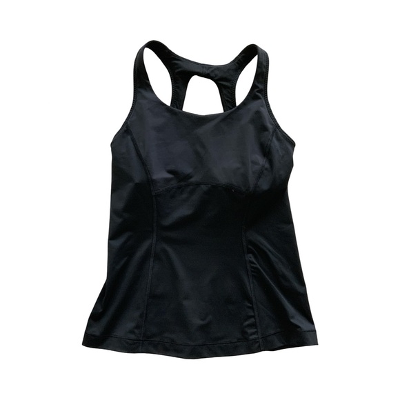 lululemon athletica Tops - Lululemon Black Racerback Tank Size 6